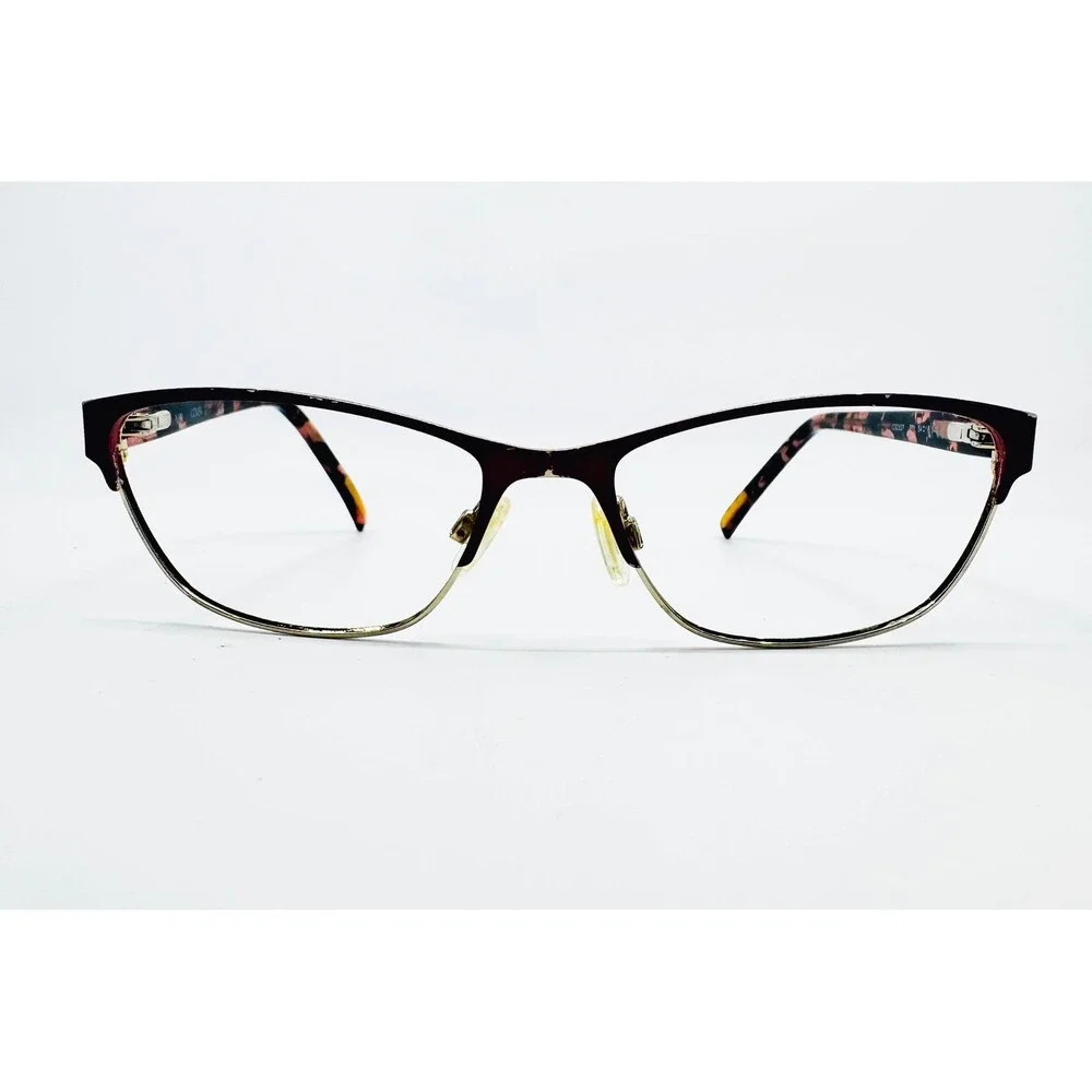 CoverGirl Eyeglasses Womens Burgundy Tortoise Cat Eye CG0537 54-16-140